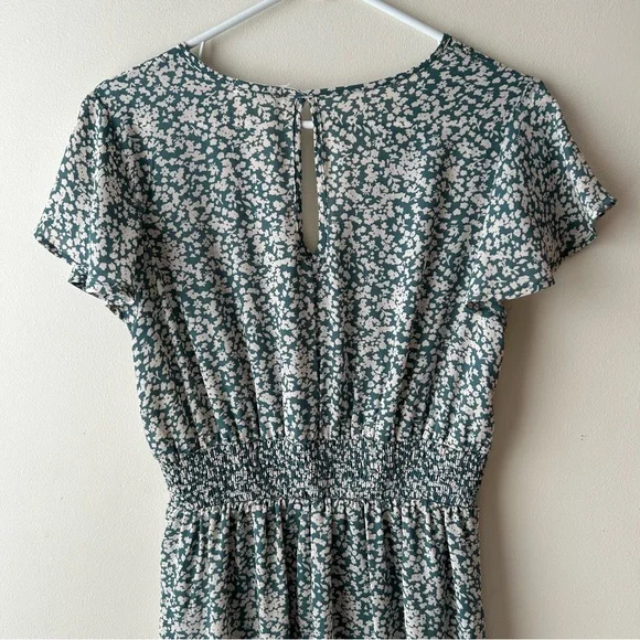 5 FOR $25 | Sienna Sky Modest Maxi Midi Short Sleeve Wrap Dress Ditsy Floral - Picture 7 of 8